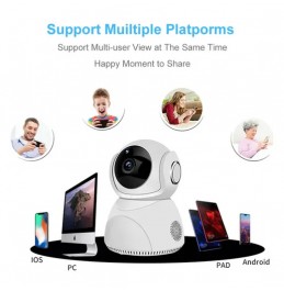 Simpono V380 Indoor Robotic WIFI Camera, 2mp, 128 gb card support