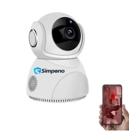 Simpono V380 Indoor Robotic WIFI Camera, 2mp, 128 gb card support