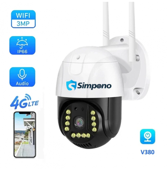 Simpono 4G Sim PTZ WIFI Camera Color Night Vision All Weather Proof Indoor/Outdoor Security Camera Simpono 4G Sim PTZ WIFI Camera Color Night Vision All Weather Proof Indoor/Outdoor Security Camera